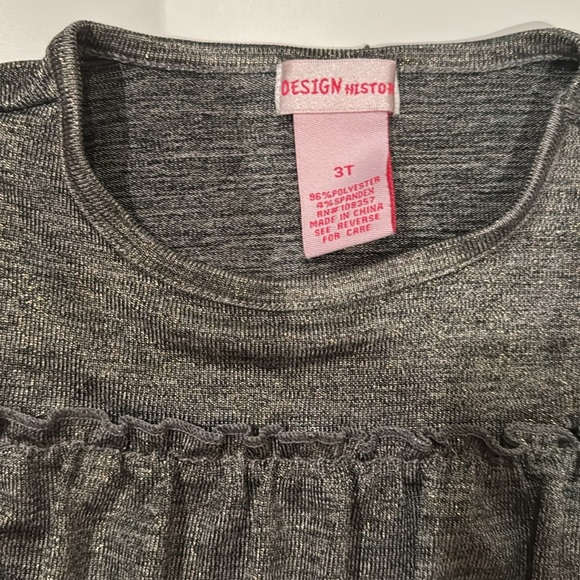 EUC Design History Gunmetal Adorable Dress Sz 3 - Picture 3 of 4